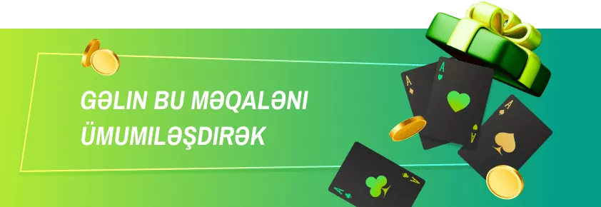 Qeydiyyat bonusları haqqında nəticə