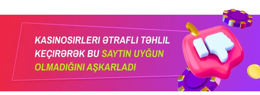KasinoSirleri-nin tövsiyə etmədiyi qeydiyyat bonusları