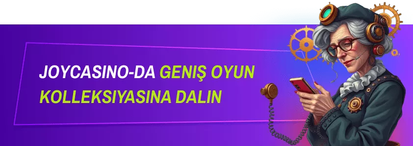 JoyCasino-da geniş oyun kolleksiyasına dalın