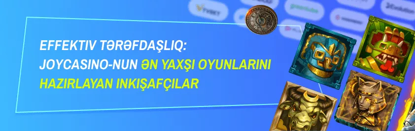 Effektiv tərəfdaşlıq: JoyCasino-nun ən yaxşı oyunlarını hazırlayan inkişafçılar